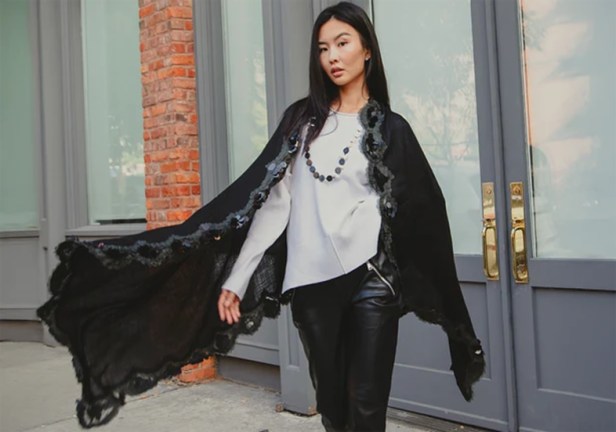 How to Style Luxury Scarves & Wraps for the Holiday&nbsp;Season
